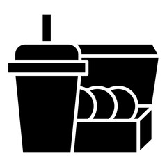 drink and lunch box icon