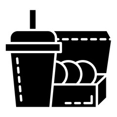 drink and lunch box icon