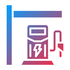 Vector Design Charging Station Icon Style