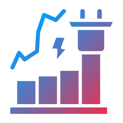 Obraz premium Vector Design Energy Consumption Icon Style