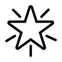 star icon, sky vector, bookmark illustration