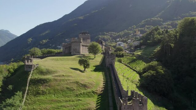 Montebello Castle by Drone