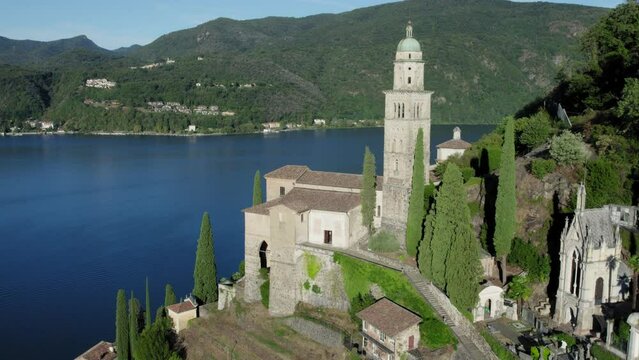 Chiesa Santa Maria del Sasso by Drone