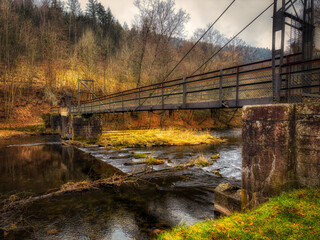 bridge in autumn