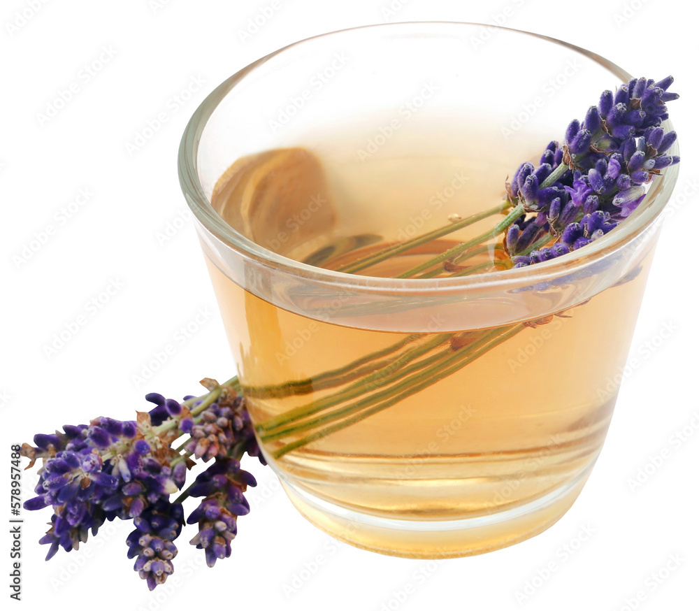 Canvas Prints lavender tea with flower