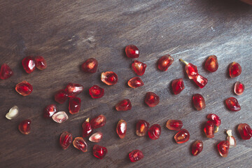 fruit pomegranates for advertising and gastronomic photography