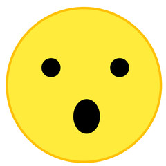 Fototapeta premium Emoji yellow, emoticon yellow, cartoon yellow face