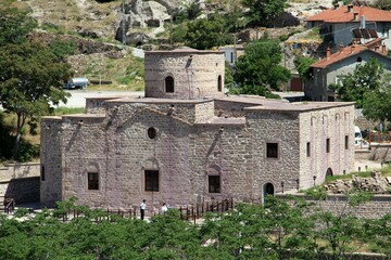 Fototapeta na wymiar Konya-Sille, Hagia Eleni Church built in the Byzantine period.