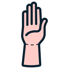 raise hand icon