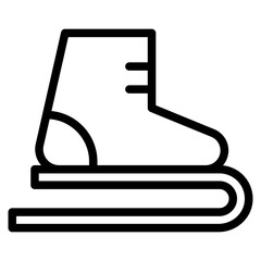 ice hockey skates line 