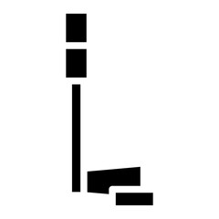 hockey stick glyph 
