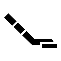 hockey stick glyph 