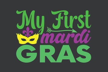 Obraz premium My first mardi gras