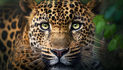 Foto op Plexiglas close up of leopard © Demencial Studies