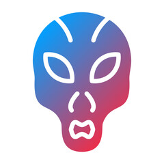 Vector Design Extraterrestrial Icon Style