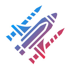 Vector Design Space Shuttle Icon Style