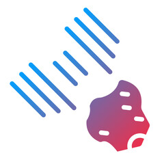 Vector Design Meteorites Icon Style