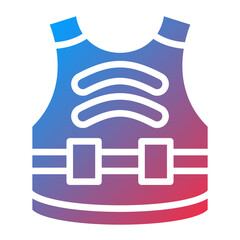 Vector Design Bulletproof Vest Icon Style