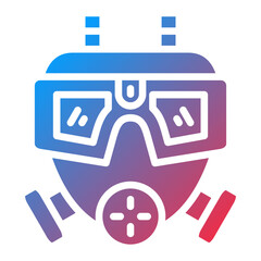 Vector Design Army Mask Icon Style