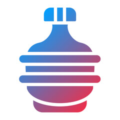 Vector Design Army Canteen Icon Style