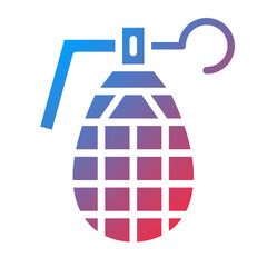 Vector Design Grenade Icon Style