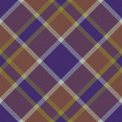 Check texture tartan. Seamless vector pattern. Background fabric textile plaid.