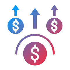 Vector Design Money Benefit Icon Style