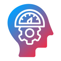 Vector Design Mental Control Icon Style