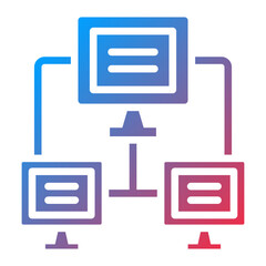 Vector Design Monitors Icon Style
