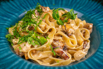 pasta with seafood