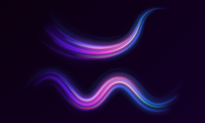 light trail, wave speed, trace line twirl.