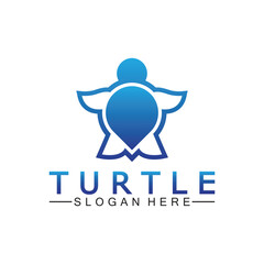 Turtle icon, Sea turtle vector illustration, Logo for buttons, websites, mobile apps and other design needs