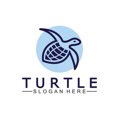 Turtle icon, Sea turtle vector illustration, Logo for buttons, websites, mobile apps and other design needs