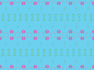 Ethnic pattern designs, ethnic pattern graphics, geometric shapes and flowers are used for weaving ,rug, wallpaper, clothing, wrap, batik, fabric, embroidery style illustration, Ethnic abstract ikat