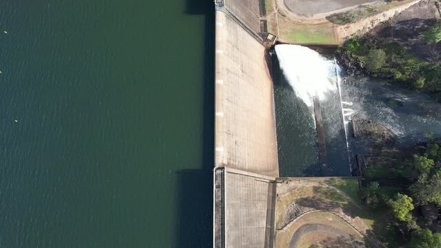 Spectacular aerial footage of Lake Tinaroo Atherton Tablelands Queensland Australia