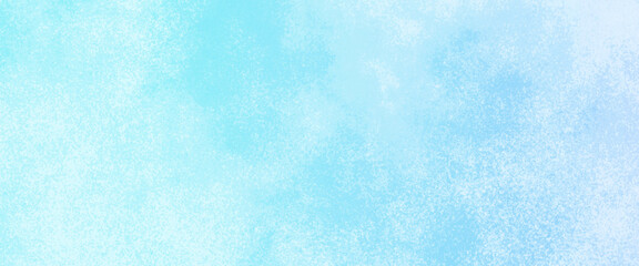 White and blue color frozen ice surface design abstract background. blue and white watercolor paint splash or blotch background with fringe bleed wash and bloom design.	