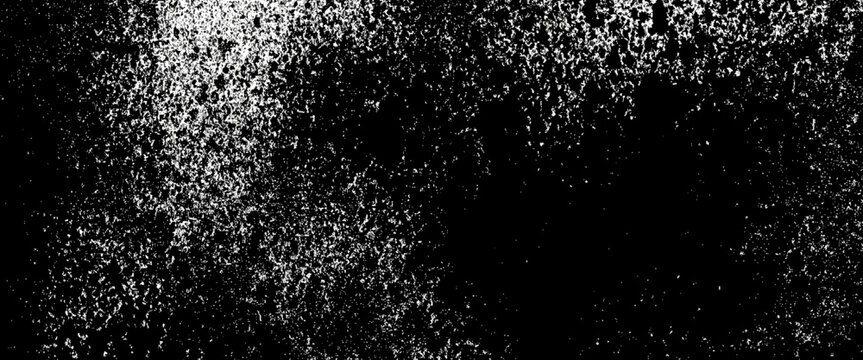 Distressed white grainy texture. Dust overlay textured. Grain noise particles. snow effects pack, rusted black background, vector illustration, matte black metal pattern, surface of dark black metal.	