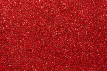 Abstract background filled with shiny red glitter