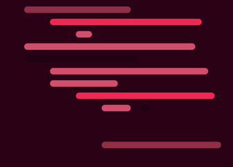 Code on screen vector illustration, flat cartoon coding lines simulation