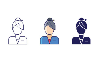 Fototapeta premium Assistance vector icon
