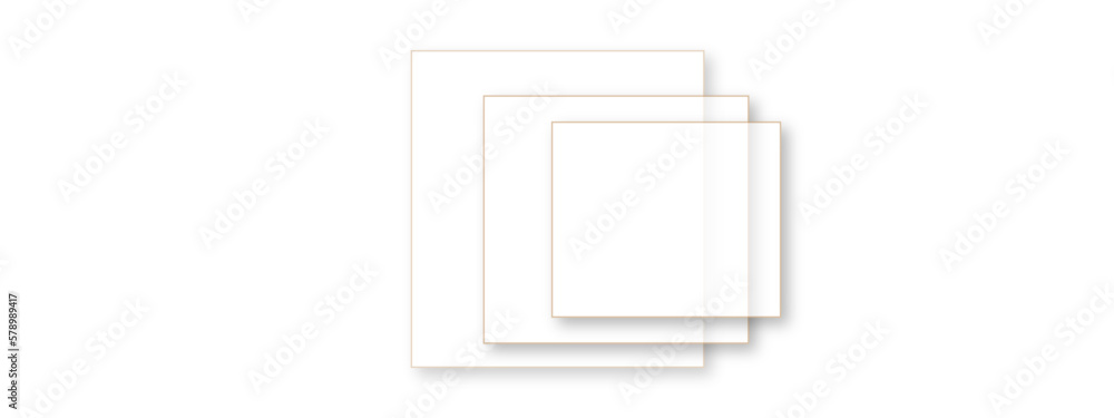 Poster Abstract background with white and gray color technology modern background design . Geometric background with squares in bright light with soft shadows as pattern. Template for branding business .