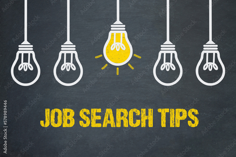 Wall mural Job search Tips	