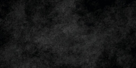 Dark black on dark texture chalkboard and blackboard backdrop background. Black or dark gray rough grainy concrete wall stone texture background. Textured of stone grunge on black grunge background.