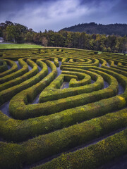 The peace maze è un bellissimo labirinto situato in uno splendido parco tra l'Irlanda e l' Irlanda del nord. Perdersi è molto facile.