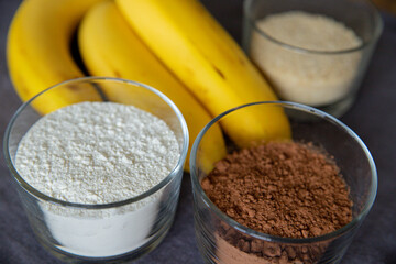 homemade cake ingredients, banana cake recipe