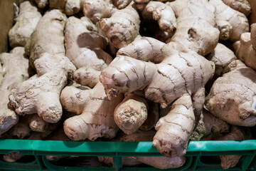 ginger details in a market 