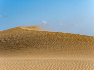 Tempête sur les dunes de Maspalomas
