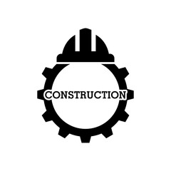 Construction building logo icon isolated on transparent background