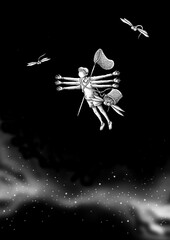 ネオジャパネス - トンボになった昆虫採集の少年 © T-KONI