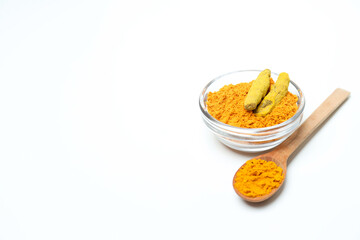 Fragrant seasoning - turmeric, one of the main ingredients in Indian curry
